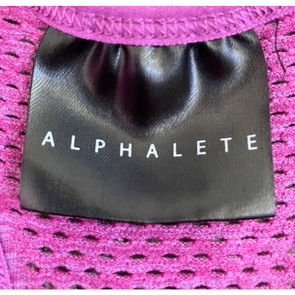 Alphalete Pink Purple Breathable Racerback Tank Top Small - Picture 3 of 4